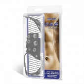 Утяжка на пенис и мошонку Cock Ring With 1.5  Ball Stretcher And Optional Weight Ring - BlueLine - купить с доставкой в Ессентуках