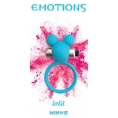 Голубое эрекционное виброколечко Emotions Minnie Breeze - Lola Games - в Ессентуках купить с доставкой