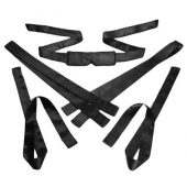 Бондажный набор из сатиновых лент Bordeaux 5 Piece Satin Bondage Set - XR Brands - купить с доставкой в Ессентуках