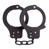 Чёрные наручники из листового металла BONDX METAL CUFFS BLACK - Dream Toys - купить с доставкой в Ессентуках