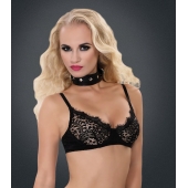 Полиуретановый ошейник с пуклями и D-кольцами Collar with Studs - Blush Novelties - купить с доставкой в Ессентуках
