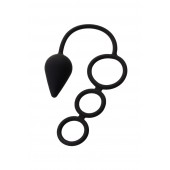 Тройное эрекционное кольцо с анальным хвостом Drop M-size - Erotist Adult Toys - в Ессентуках купить с доставкой