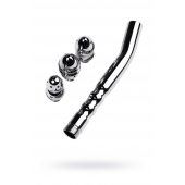 Металлический анальный душ с тремя насадками - ToyFa - купить с доставкой в Ессентуках