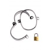 Металлический наручники с замком - ToyFa - купить с доставкой в Ессентуках