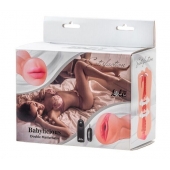 Двусторонний мастурбатор с вибропулей Satisfaction Babylicious - Lola Games - в Ессентуках купить с доставкой