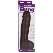 Большая насадка для трусиков Vac-U-Lock Realistic Hung - 31,7 см. - Doc Johnson - купить с доставкой в Ессентуках