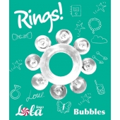 Прозрачное эрекционное кольцо Rings Bubbles - Lola Games - в Ессентуках купить с доставкой