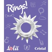 Прозрачное эрекционное кольцо Rings Cristal - Lola Games - в Ессентуках купить с доставкой