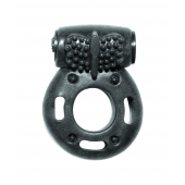 Черное эрекционное кольцо с вибрацией Rings Axle-pin - Lola Games - в Ессентуках купить с доставкой