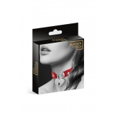 Красный чокер с замком в форме сердца - Bijoux Pour Toi - купить с доставкой в Ессентуках