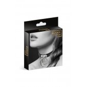 Черный чокер с двумя кольцами - Bijoux Pour Toi - купить с доставкой в Ессентуках