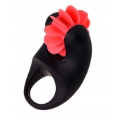 Чёрно-красное эрекционное виброкольцо Erotist - Erotist Adult Toys - в Ессентуках купить с доставкой