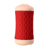 Двухсторонний мастурбатор JOS  NADIN в красном цилиндре - JOS - в Ессентуках купить с доставкой