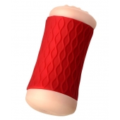 Двухсторонний мастурбатор JOS  NADIN в красном цилиндре - JOS - в Ессентуках купить с доставкой