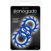Набор из 3 синих эрекционных колец Renegade Gears - NS Novelties - в Ессентуках купить с доставкой