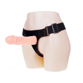 Телесный фаллоимитатор на трусиках Jessica Strap-On - 15,5 см. - Baile - купить с доставкой в Ессентуках