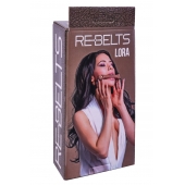 Кляп-трензель Lora с металлическими кольцами - Rebelts - купить с доставкой в Ессентуках