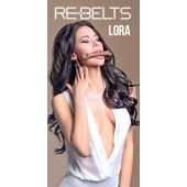 Кляп-трензель Lora с металлическими кольцами - Rebelts - купить с доставкой в Ессентуках
