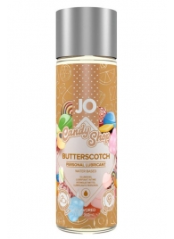 Смазка на водной основе Candy Shop Butterscotch с ароматом ирисок - 60 мл. - System JO - купить с доставкой в Ессентуках