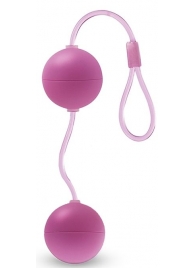 Розовые вагинальные шарики Bonne Beads - Blush Novelties