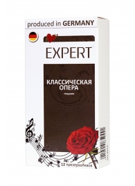 Гладкие презервативы Expert  Классическая опера  - 12 шт. - Expert - купить с доставкой в Ессентуках