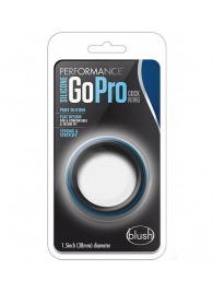 Черно-синее эрекционное кольцо Silicone Go Pro Cock Ring - Blush Novelties - в Ессентуках купить с доставкой
