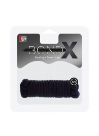 Чёрная веревка для связывания BONDX LOVE ROPE - 5 м. - Dream Toys - купить с доставкой в Ессентуках