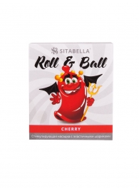 Стимулирующий презерватив-насадка Roll   Ball Cherry - Sitabella - купить с доставкой в Ессентуках