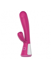 Розовый интерактивный вибратор Kiiroo Ohmibod Fuse - 18 см. - Kiiroo