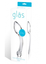 Прозрачная капля для массажа простаты Pure Slider - Glas - в Ессентуках купить с доставкой