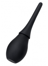 Черный силиконовый анальный душ A-toys с гладким наконечником - A-toys - купить с доставкой в Ессентуках