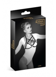 Черная упряжь на грудь Clara - Bijoux Pour Toi - купить с доставкой в Ессентуках