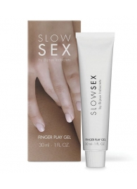 Гель для мастурбации с ароматом кокоса Slow Sex Finger Play Gel - 30 мл. - Bijoux Indiscrets - купить с доставкой в Ессентуках