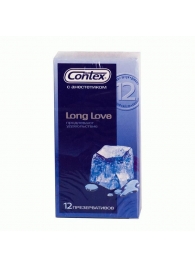 Презервативы с продлевающей смазкой Contex Long Love - 12 шт. - Contex - купить с доставкой в Ессентуках