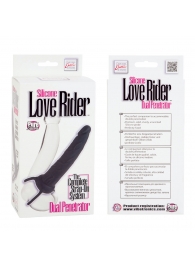 Насадка на пенис Silicone Love Rider Dual Penetrator для двойного проникновения - 14 см. - California Exotic Novelties - в Ессентуках купить с доставкой