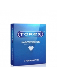 Гладкие презервативы Torex  Классические  - 3 шт. - Torex - купить с доставкой в Ессентуках