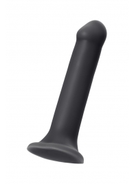 Черный фаллос на присоске Silicone Bendable Dildo XL - 20 см. - Strap-on-me - купить с доставкой в Ессентуках