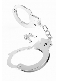 Металлические серебристые наручники Designer Metal Handcuffs - Pipedream - купить с доставкой в Ессентуках