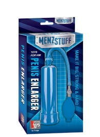 Синяя вакуумная помпа MENZSTUFF PENIS ENLARGER - Dream Toys - в Ессентуках купить с доставкой