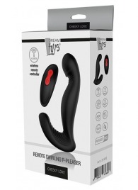 Черный вибромассажер простаты SWIRLING P-PLEASER - Dream Toys - в Ессентуках купить с доставкой