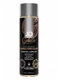 Лубрикант с ароматом шоколада JO GELATO DECADENT DOUBLE CHOCOLATE - 120 мл. - System JO - купить с доставкой в Ессентуках