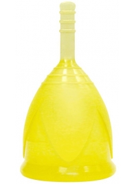Желтая менструальная чаша размера S - Тюльпан - купить с доставкой в Ессентуках