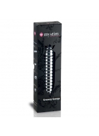 Рельефный фаллос для интенсивного электросекса Groovey George - 20 см. - MyStim - купить с доставкой в Ессентуках