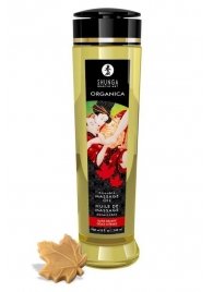 Массажное масло с ароматом кленового сиропа Organica Maple Delight - 240 мл. - Shunga - купить с доставкой в Ессентуках