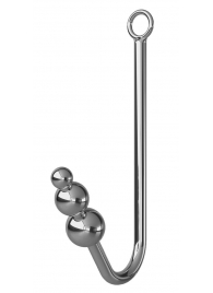 Анальный крюк с 3 шариками, фиксацией, ошейником и наручниками - Джага-Джага - купить с доставкой в Ессентуках