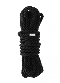 Черная веревка для шибари DELUXE BONDAGE ROPE - 5 м. - Dream Toys - купить с доставкой в Ессентуках
