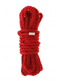 Красная веревка для шибари DELUXE BONDAGE ROPE - 5 м. - Dream Toys - купить с доставкой в Ессентуках