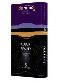 Разноцветные презервативы DOMINO Colour Beauty - 6 шт. - Domino - купить с доставкой в Ессентуках