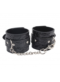 Черные наручники Be good Wrist Cuffs - Chisa - купить с доставкой в Ессентуках