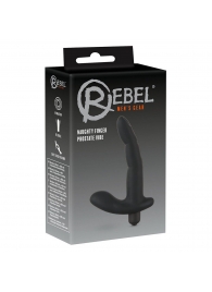 Черный вибромассажер простаты Naughty Finger Prostate Vibe - 13,8 см. - Orion - в Ессентуках купить с доставкой